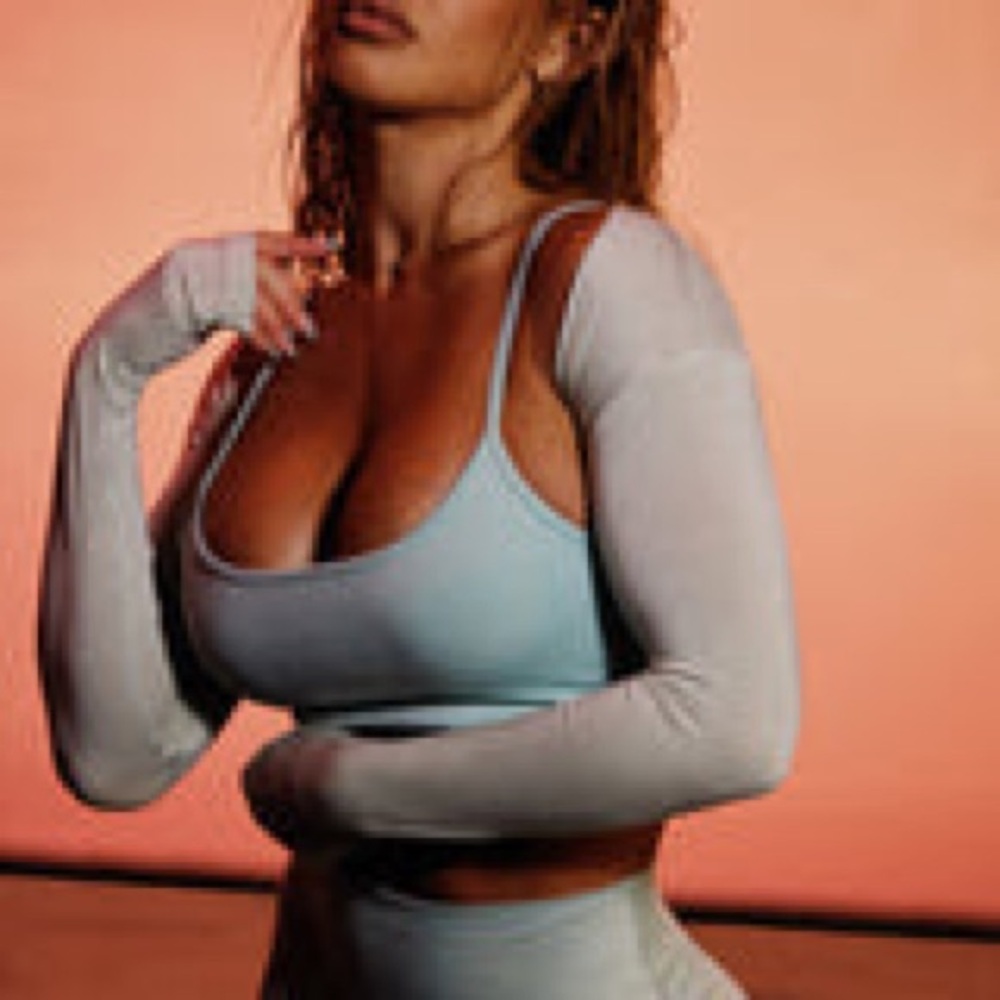 Saski Bamboo Bolero in Sea Mist